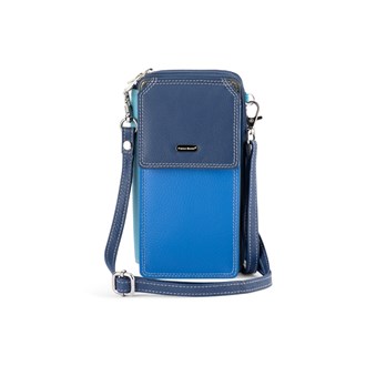 Mega Wallet / Phone Bag - 1214 BlueMulti