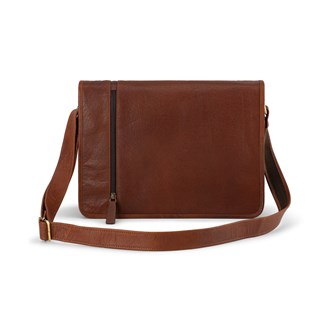 Messenger Bag - 15-0017BFK Cognac