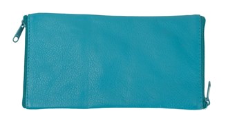 Double Sided Spectacle Case with Rear Zip - 2020 Aqua