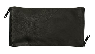 Double Sided Spectacle Case with Rear Zip - 2020 Black