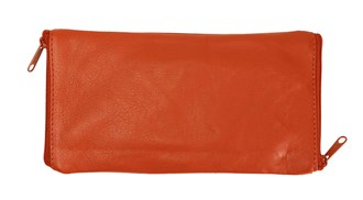 Double Sided Spectacle Case with Rear Zip - 2020 Orange