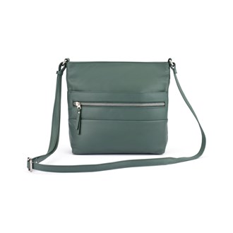 Top Zip Shoulder / Crossbody Bag - 21-0022 Trade Wind