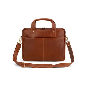 24-003BFK Cognac Satchel