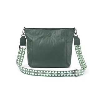25-007 Bottle Green - Shoulder Bag