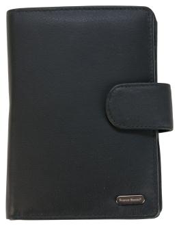22 Card Tabbed Ladies Wallet - 2907 Black