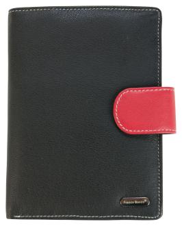 22 Card Tabbed Ladies Wallet - 2907 BlackMulti