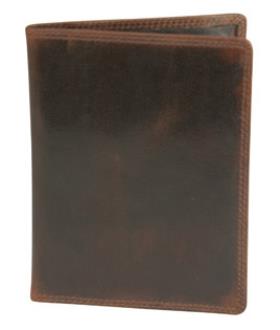 3046NHT Brown - Passport Wallet