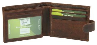 9 Card Tabbed Mens Wallet - 4208HT Brown