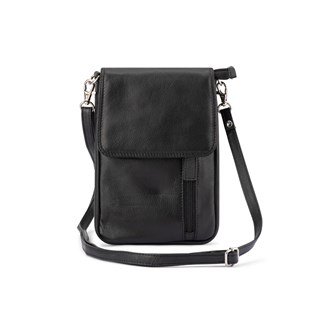 Flap Over Phone Bag - 7020 Black