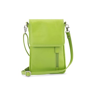 Flap Over Phone Bag - 7020 Love Bird Green
