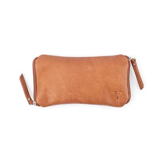 Double Sided Sunglass / Spectacle Case - V5075Cognac